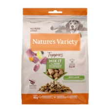 Nature's Variety Toppers Liofilizada para cães Borrego